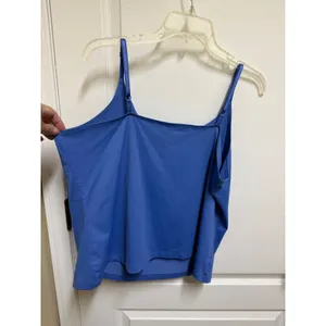 Coldwater Creek Blue Stretch Camisole Tank Top Adjustable Straps 1X Plus Size thumbnail 8