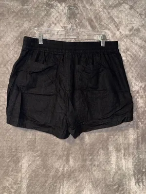 Old Navy Women's Casual Black Elastic Waistband Pocket Shorts thumbnail 6
