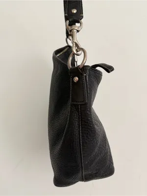 Vintage Coach F13094 Hobo Black Leather Shoulder/Hand Bag Retail $349 thumbnail 11