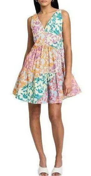 Derek Lam 10 Crosby Colette Stretch Cotton A-Line Dress thumbnail 1
