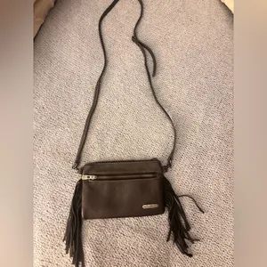 Montana West Brown Western Haircalf Fringe‎ Crossbody Bag thumbnail 3