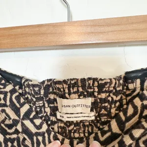 Urban Outfitters | OU Juliette Geo Wrap Strapless Mini Dress, Black | Medium‎ thumbnail 6