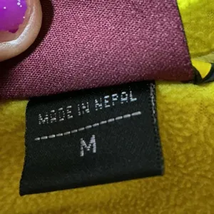 Sherpa Women's Yellow Fleece Hooded Pullover Zip Up Adventure Gear‎ M Baselayer thumbnail 6