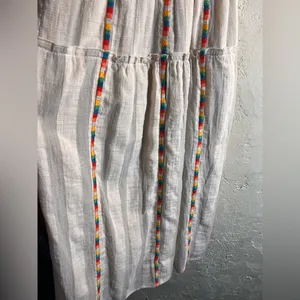 THML Multicolor Embroidered Dress NWOT Summer beach Bohemian resort thumbnail 3