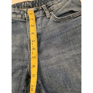 a.n.a. Women's 6 Mid-Rise Slim Bootcut Jeans Medium Wash Blue Denim Y2K thumbnail 2
