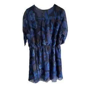 Ted Baker London‎ Julea Floral Mini XL Navy Dress thumbnail 4