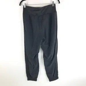 Halara High Waisted Contrast Side Panel Casual Joggers Black M thumbnail 8