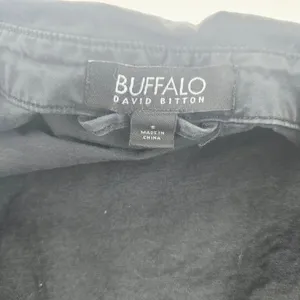 Buffalo David Bitton Utility Jacket‎ Military Drawstring Waist Black Small thumbnail 5