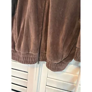 Offline Purple Velour Zip‎ Up Jacket Size Small thumbnail 4