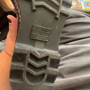 Black Peace Sign Rain Boots Sz 7 by Henry Ferrera thumbnail 3
