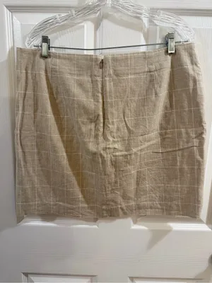 Madewell Plaid Mini Skirt Size 14 thumbnail 4