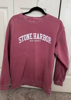 Comfort Colors Stone Harbor NJ Crewneck thumbnail 1