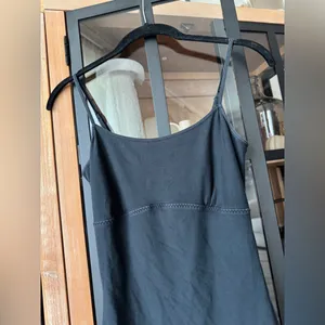 SPANX shapewear mini slip dress black cami spaghetti straps undergarment thumbnail 4