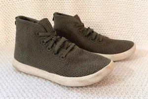 Allbirds Army Green Tree Toppers Mesh High Top Lace Up Sneakers Women 7 thumbnail 1