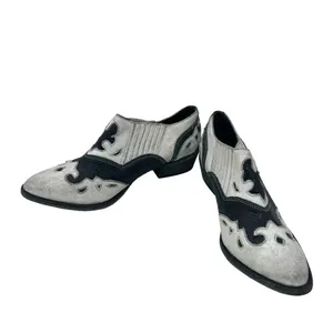 Matisse Steely Leather Ankle Boot White & Black‎ Size 8.5 thumbnail 6