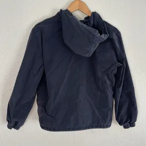 Brandy Melville John Galt Blue Krissy Jacket OSFM Zipper Pockets Hooded Coastal thumbnail 4