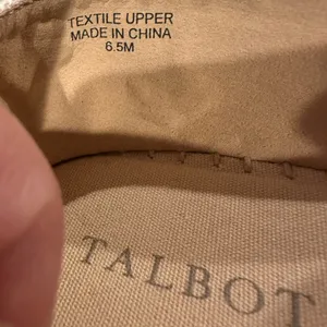 Talbots Izzy Lemon Knotted Canvas Cream Flat Espadrilles Embroidery Shoes 6.5 thumbnail 6