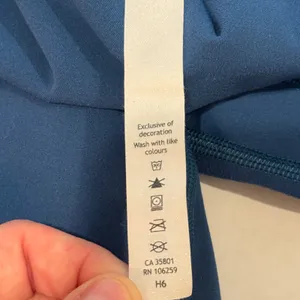 Lululemon Align Biker Shorts Womens 0 Teal Blue Nulu High Rise 6" Inseam Yoga thumbnail 4