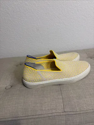 Rothy's Yellow Knit Slip-On sneakers 7 thumbnail 4
