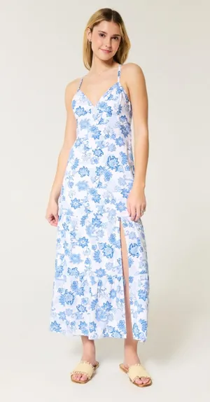 Hollister Dress Floral thumbnail 4