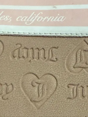 Juicy Couture Fashionista Tote, Sand Stone pink tan bag purse thumbnail 4