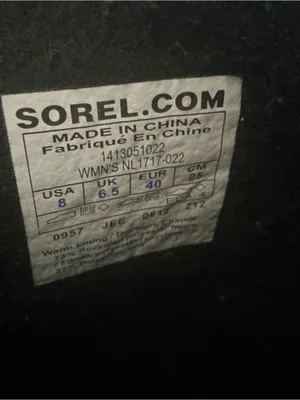 Sorel 1964 premium CVS waterproof boots tan and blue size 8 winter snow boot thumbnail 7