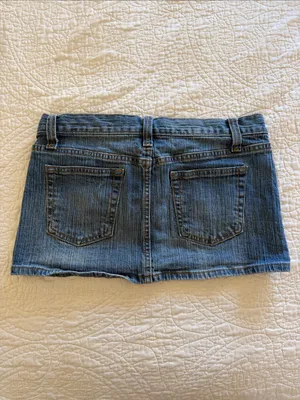 Brandy Melville John Galt Denim Ultra Mini Skirt - Casual Everyday Style thumbnail 3