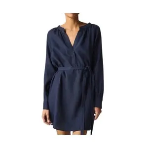 J. Crew dress size Extra Small blue linen cabana coverup thumbnail 3