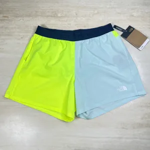 The North Face Wander Shorts Womens Small LED Yellow Misty Sage NF0A7QG3 thumbnail 6