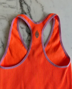 Free People Movement Orange Purple Sports Bra thumbnail 6