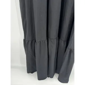 Express Womens Black Tiered Maxi Dress Size XL NWT Minimal Cottage Quiet‎ Luxury thumbnail 4