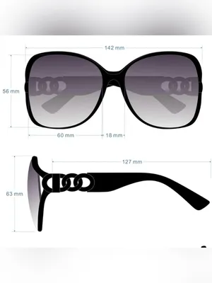Jessica Simpson Oversized Square Sunglasses J6324 ox With Chain Detail NWT thumbnail 3
