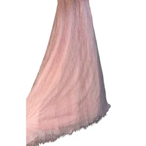 New‎ $595 ALICE & OLIVIA Charlsie Smocked Dress English Rose Pink Lace Long Sz 2 thumbnail 6