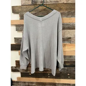 Aerie Downtime V-Neck Sweatshirt sz M thumbnail 4