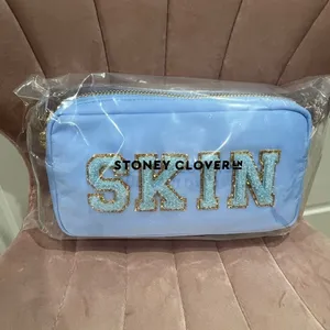 NWT Stoney Clover Lane Skin Small Pouch Periwinkle Blue thumbnail 4