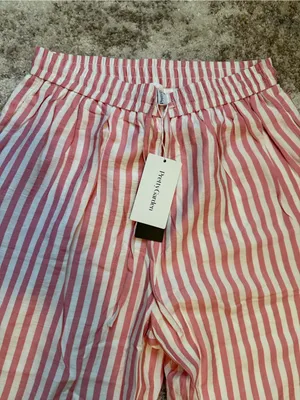 PRETTYGARDEN Women's Pink & White Stripe Pajama Pants - Brand: Unknown thumbnail 2