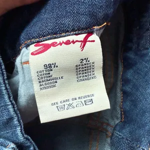 Seven7‎ Cotton Shabby Y2K Distressed Bootcut Jeans 30 Indigo thumbnail 5