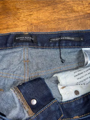 Banana‎ Republic Ultra High Rise Barrel Ankle Jeans thumbnail 3