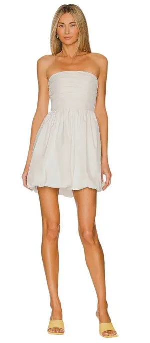 Amanda Uprichard x REVOLVE Stassie Dress in White Medium New Womens Strapless thumbnail 1
