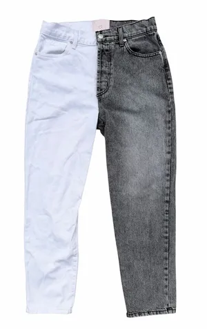 Revice Denim Jeans Women 30 Black White True Love/Checkmate Y2K High Rise thumbnail 1
