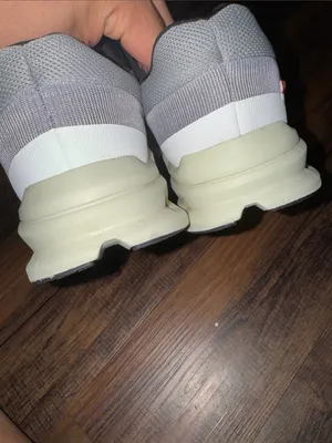 On Cloudrunner running sneakers in the Frost/Aloe colorway thumbnail 3