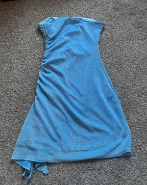 Princess Polly blue sparkly mini dress thumbnail 1