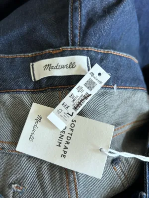 NWT Madewell The‎ Tall Curvy Dean Easy Straight Jean SoftDrape Foundry Wash 32T thumbnail 6