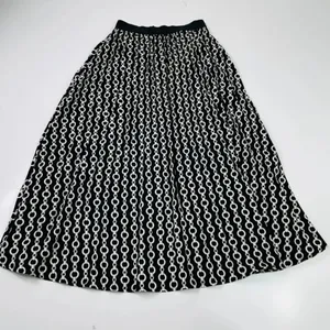 Bonnie Alex Black Chains Midi Skirt‎ Size Medium thumbnail 2