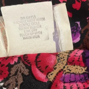 VTG California‎ Dynasty Womens Boho Whimsigoth Cami Tank M Purple Floral Paisley thumbnail 8