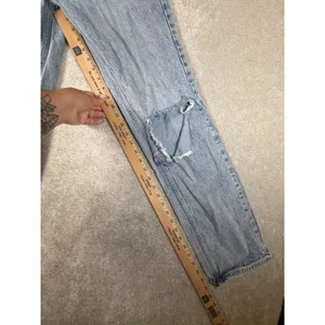 Good American Icon 90s Straight Leg Jeans‎ Women's Size 6/28 High Rise Blue953 thumbnail 9