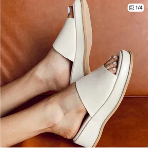 Princess Polly Bayshore Sandals Beige platform shoes 8 thumbnail 1