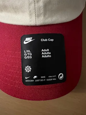 Nike Club Futura Washed Hat - Light Khaki Red thumbnail 4