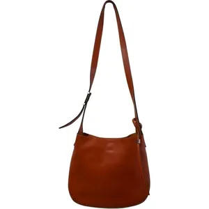 Gianni Chiarini Italian Leather Cognac Crossbody Bag Artisan Crafted Purse thumbnail 6