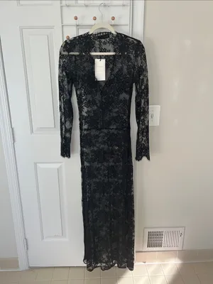 Zara lace long dress. XS-S thumbnail 3